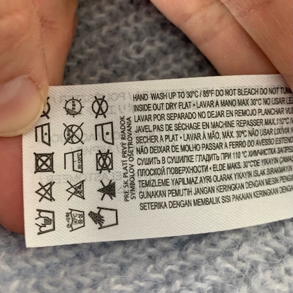 MNG Mango Mock Neck Oversized Pullover Sweater Size XS Light Lavender Ribbed - Picture 14 of 17